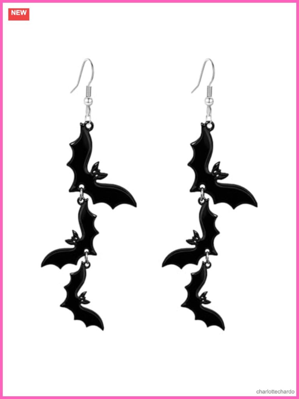 Acrylic Skull Dangle Earrings Halloween Pumpkin Glitter Party Jewelry